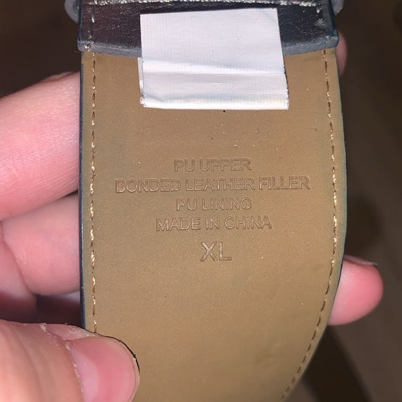 Metallic Silver studded XL Belt - Picture 7 of 8